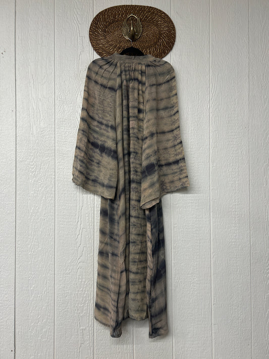 Crepe Sari Woodstock Duster Dress 0226 107