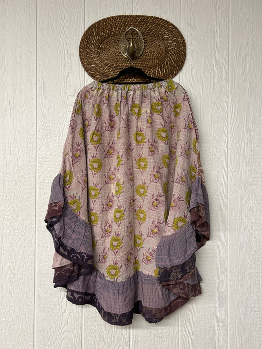 Pareo Kantha Wild Rose Skirt 0426 005