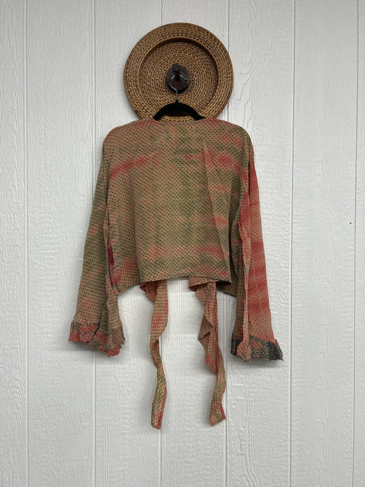 Crepe Sari Zeppelin Crop Shrug 0426 210