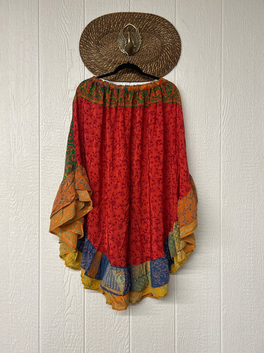 Crepe Wild Rose Skirt 1025 226