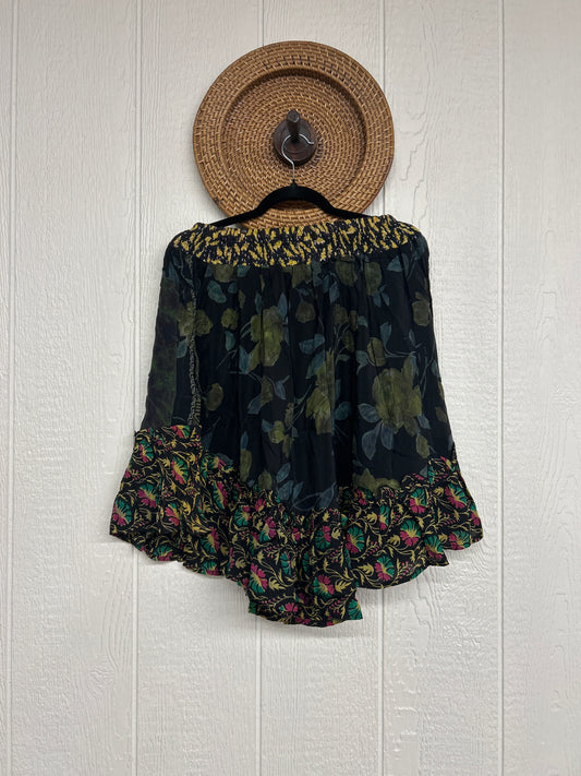Crepe Sari Lover Cropped Culottes 0726 279