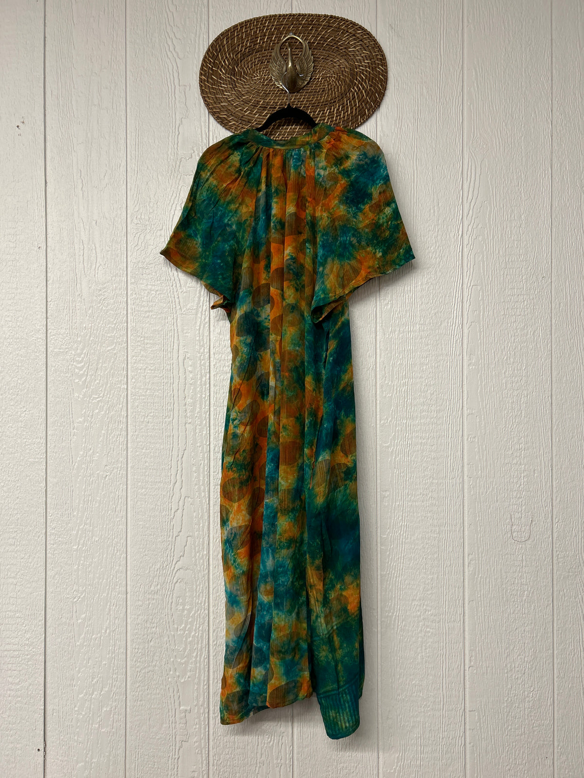 Crepe Sari Summer Woodstock Duster 0626 183