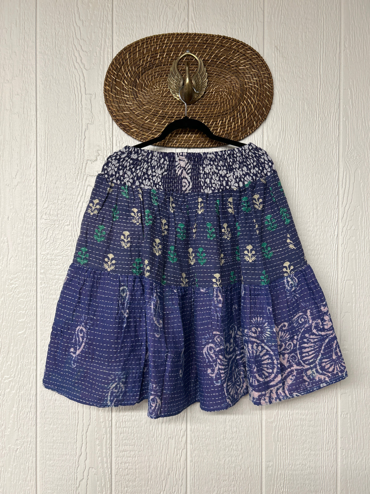 Pareo Kantha Meadow Skirt 0826 206