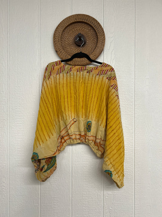 Crepe Sari Luna Crop Top 0126 047