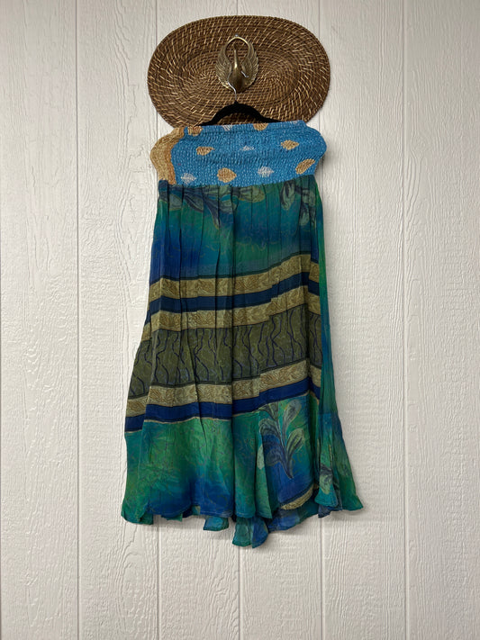 Crepe Sari Inner Peace Wrap Skirt 0626 166
