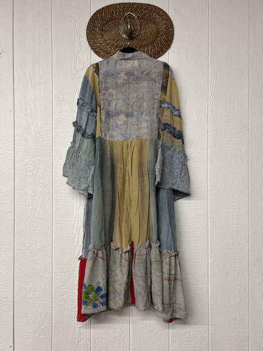 Crepe Sari Rhiannon Duster Dress 0226 130