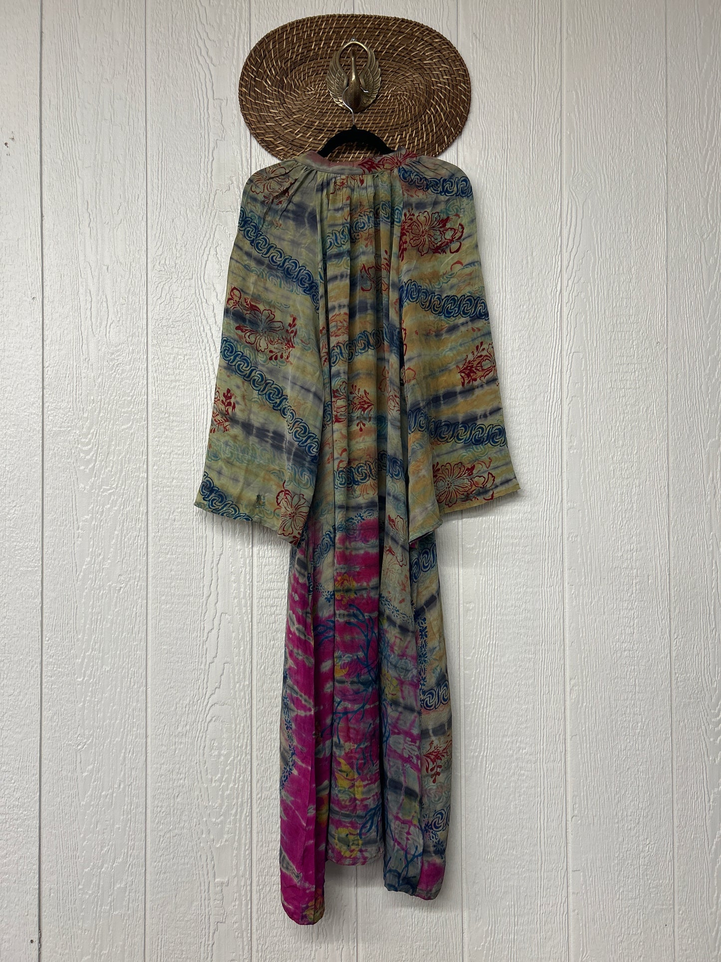 Crepe Sari Woodstock Duster Dress 0226 067