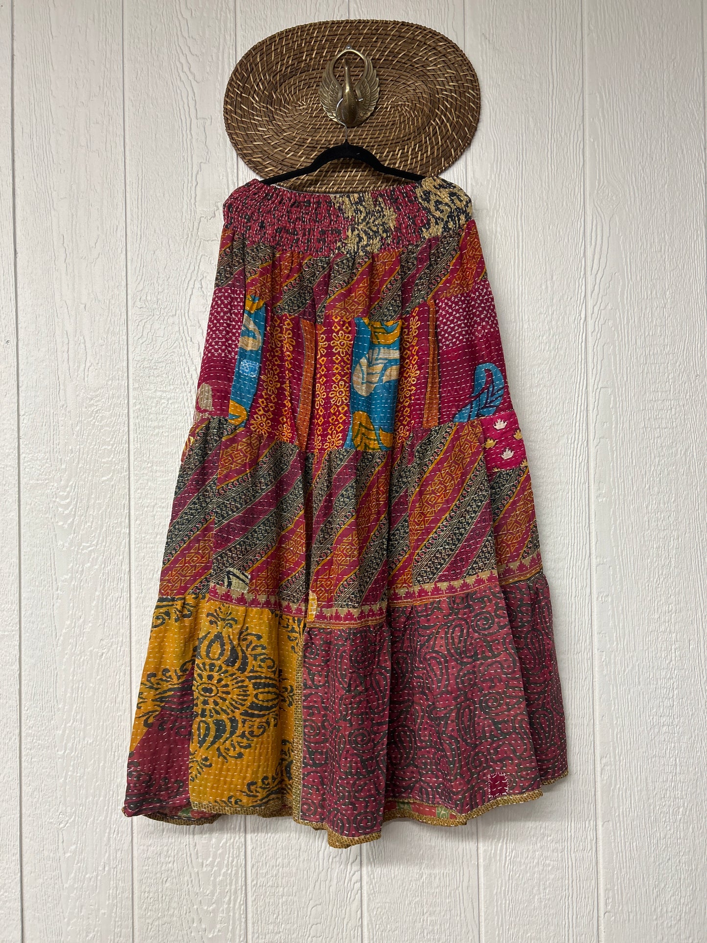 Pareo Kantha Lotus Maxi Skirt 0826 200