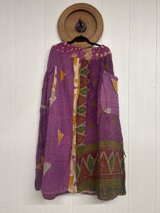 Pareo Kantha Butterfly Cargo Skirt 0426 188