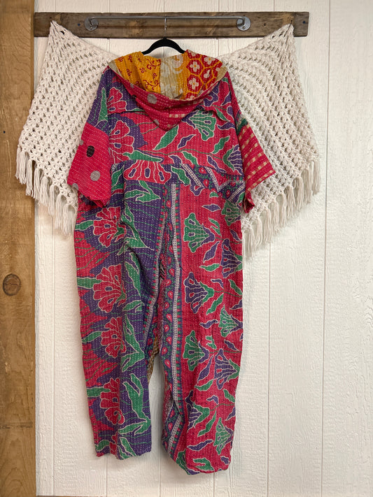 Kantha Zen Hoodie Jumpsuit 0925 254