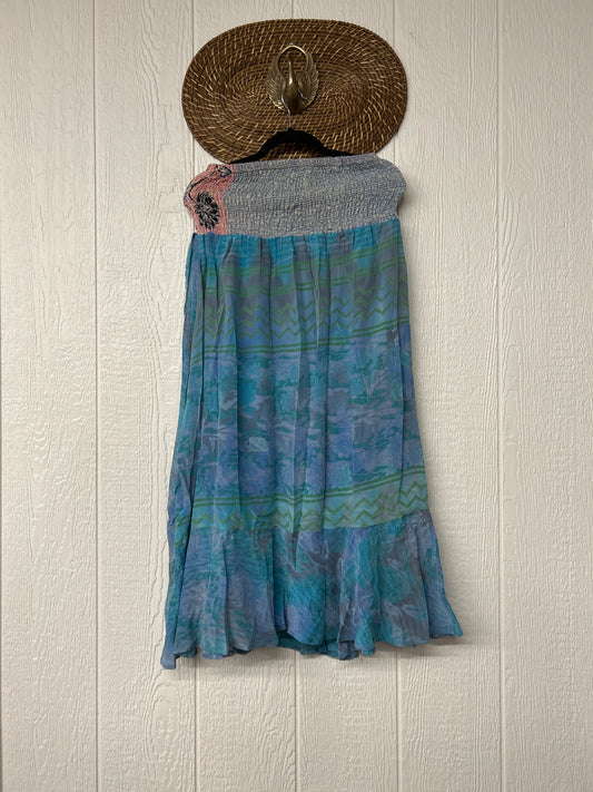 Crepe Sari Inner Peace Wrap Skirt 0626 146