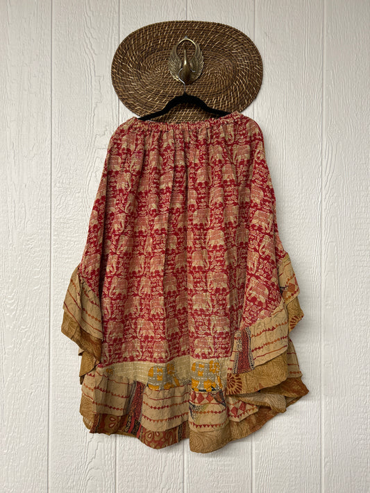 Pareo Kantha Wild Rose Skirt 0426 048