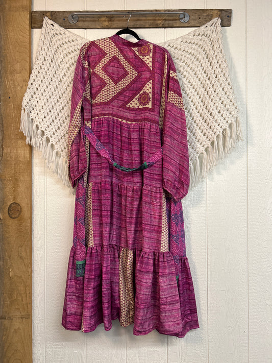 Rasgulla Sari Luminous Maxi Dress 0226 239