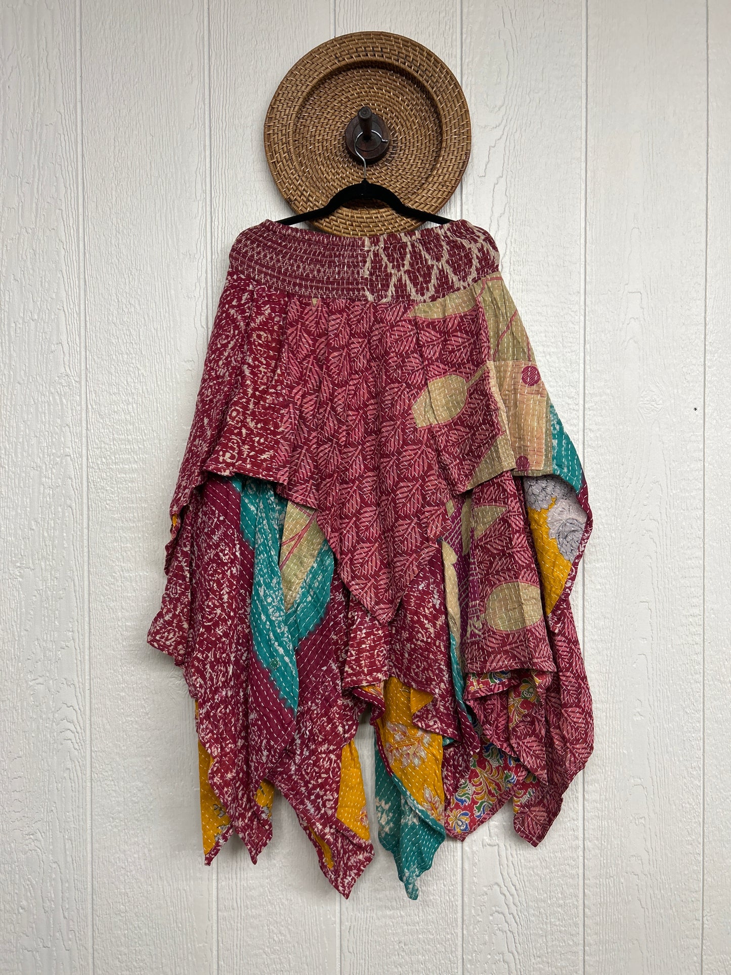 Pareo Kantha Pixie Skirt 0426 036