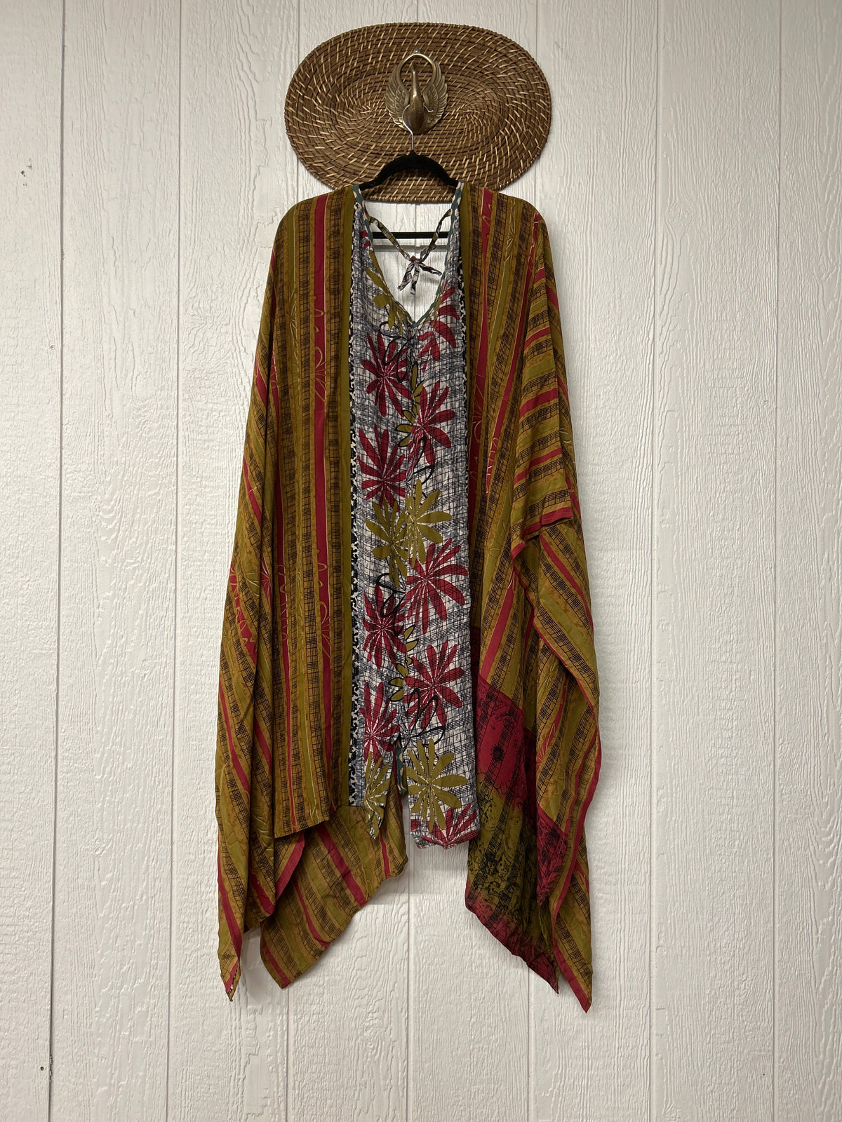 Crepe Sari Orchid Kimono 0626 101