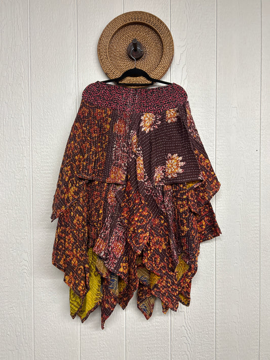 Pareo Kantha Pixie Skirt 0426 021