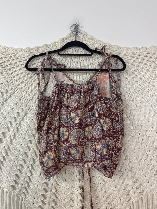 Kantha Butterfly Tank Top L0626 001