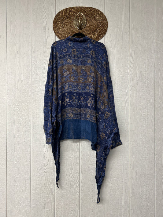 Crepe Sari Nirvana Button Down 1125 074