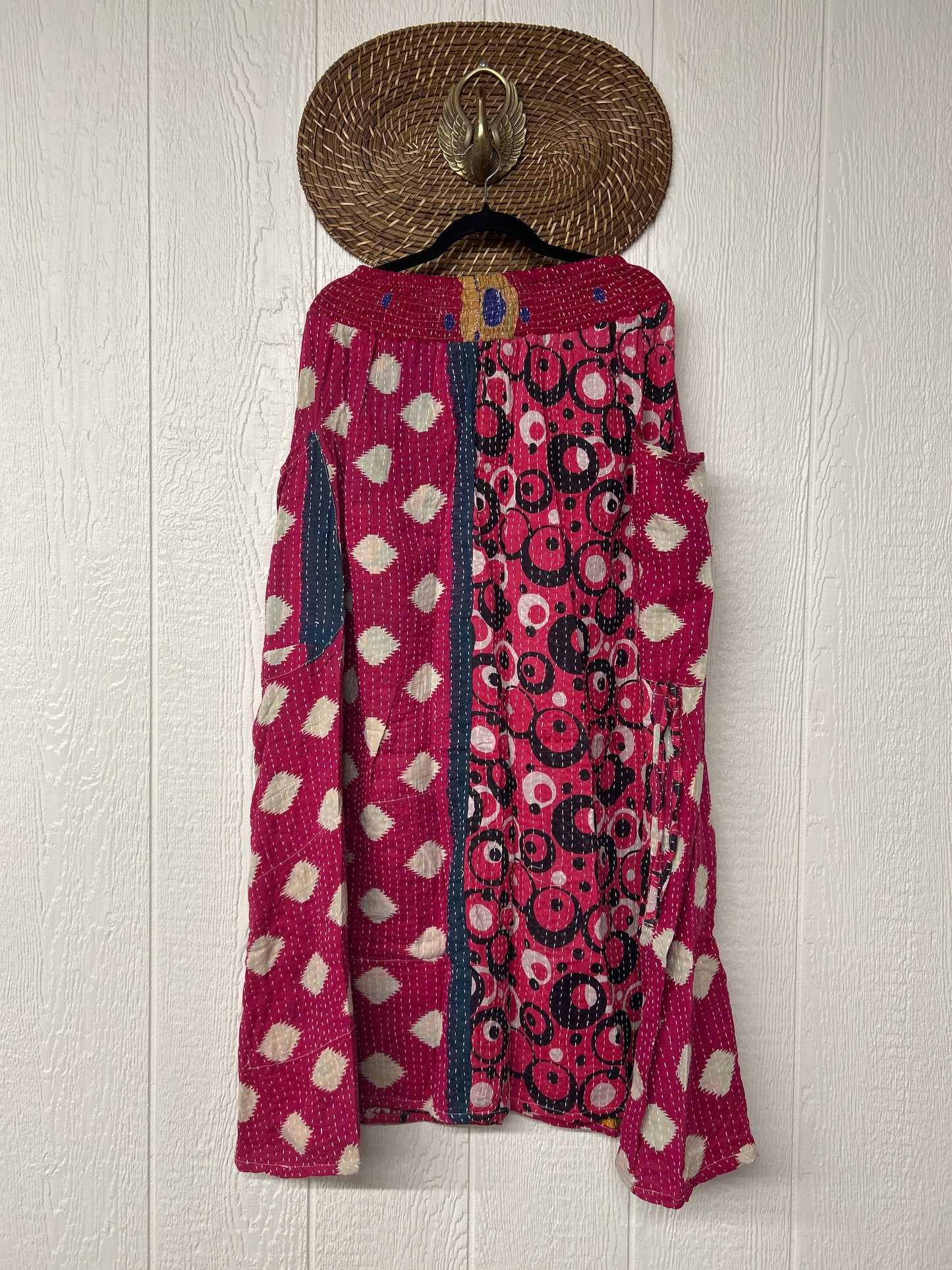 Pareo Kantha Butterfly Cargo Skirt 0426 115