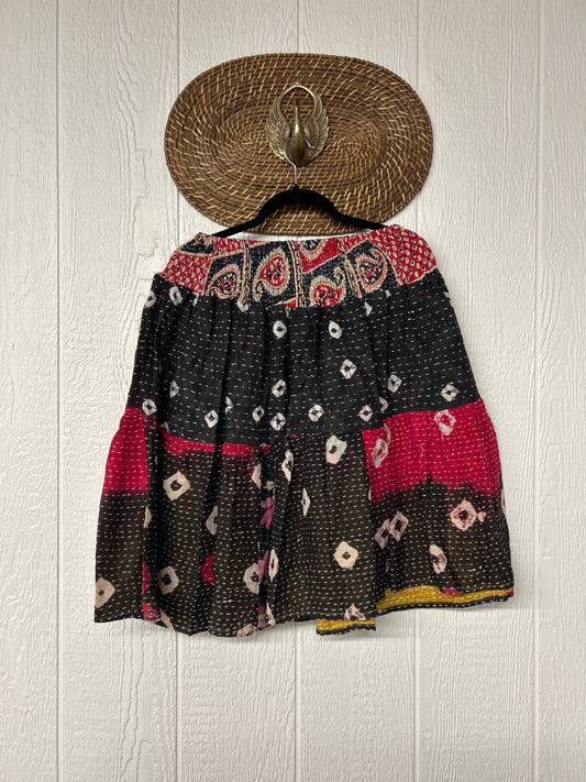 Pareo Kantha Meadow Skirt 0826 196