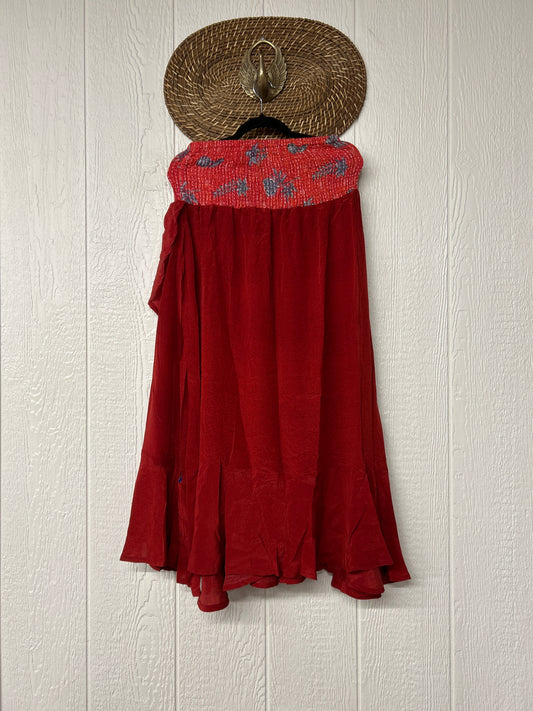 Crepe Sari Inner Peace Wrap Skirt 0626 254