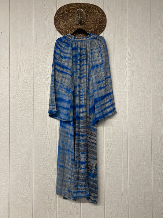 Crepe Sari Woodstock Duster Dress 0226 036