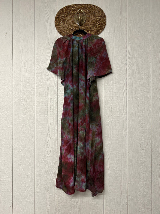Crepe Sari Summer Woodstock Duster 0626 192
