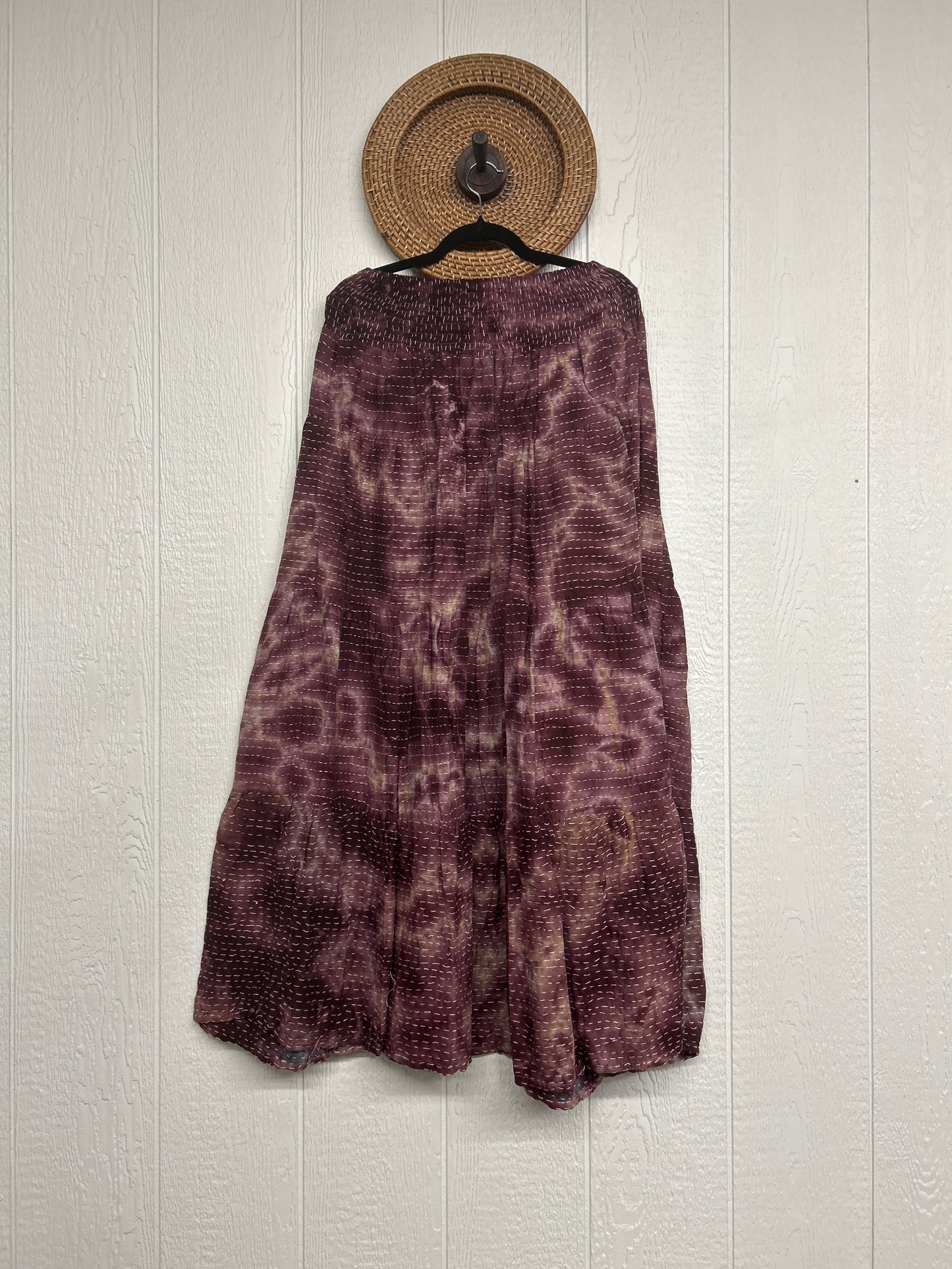Pareo Kantha Lotus Maxi Skirt 0826 096