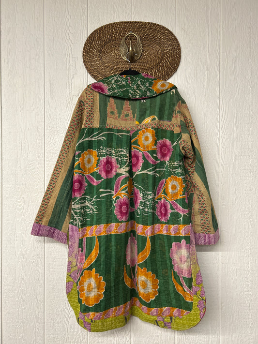 Fine Kantha Drifter Coat 1026 143