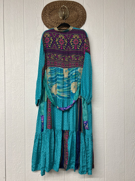 Rasgulla Sari Luminous Maxi Dress 0226 021