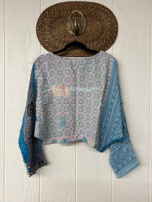 Pareo Kantha In Bloom Cropped Pullover 0326 269