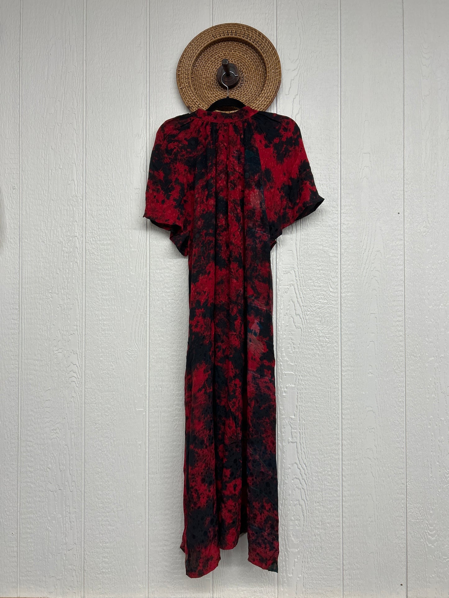 Crepe Sari Summer Woodstock Duster 0626 001