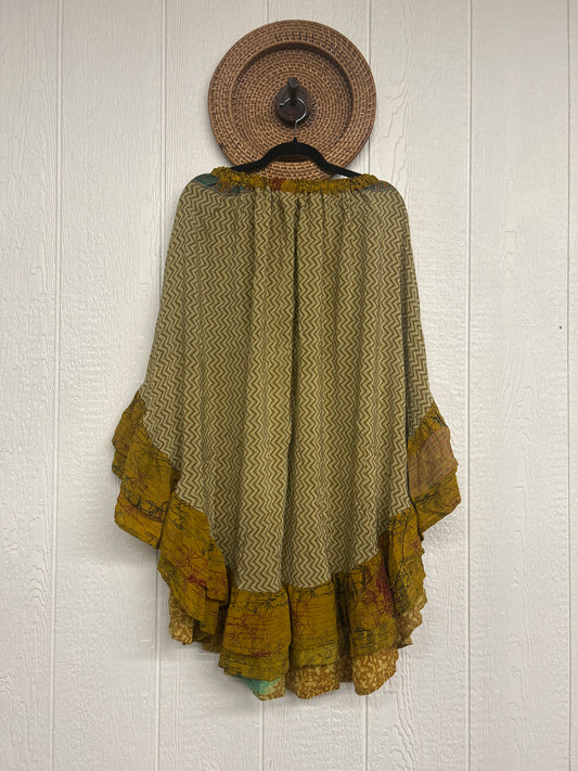 Crepe Wild Rose Skirt 1025 245