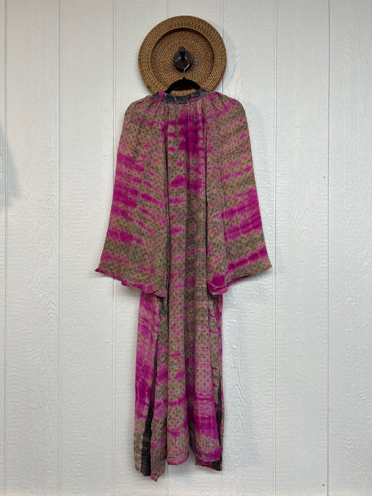 Crepe Sari Woodstock Duster Dress 0226 186