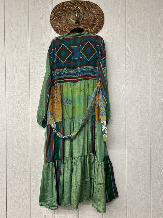 Rasgulla Sari Luminous Maxi Dress 0226 019