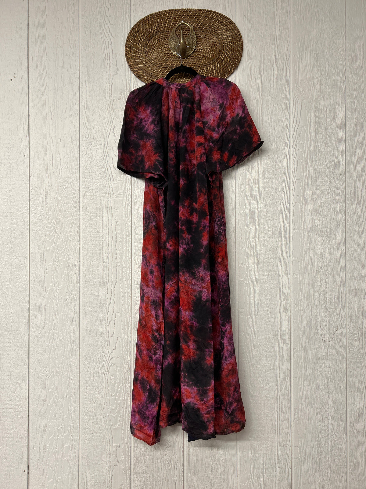 Crepe Sari Summer Woodstock Duster 0626 194