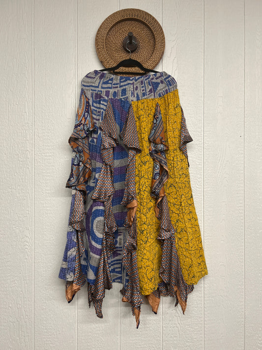 Pareo Kantha Willow Maxi Skirt 0826 065