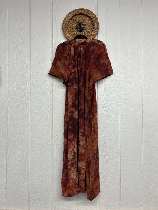 Crepe Sari Summer Woodstock Duster 0626 054