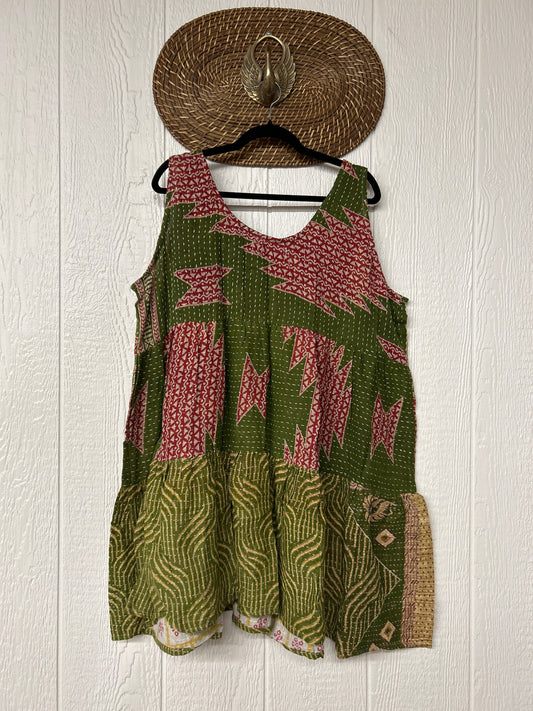 Kantha Meadow Mini Dress 0625 015