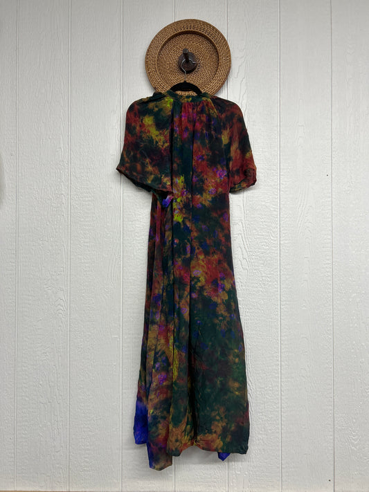 RETAIL Crepe Sari Summer Woodstock Duster 0626 033