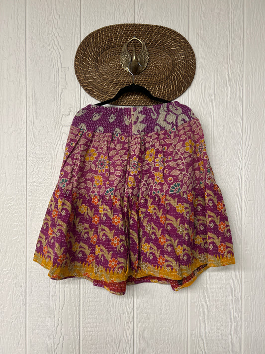 Pareo Kantha Meadow Skirt 0826 226