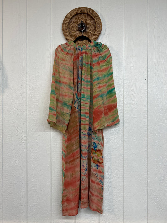 Crepe Sari Woodstock Duster Dress 0226 234