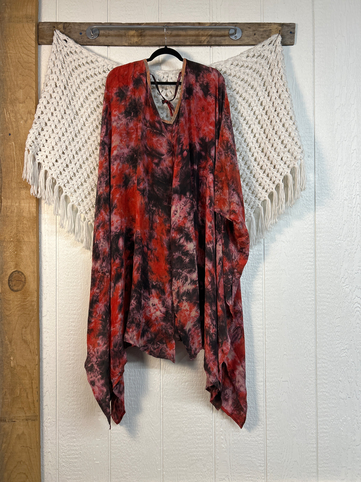 Crepe Sari Orchid Kimono 0626 223