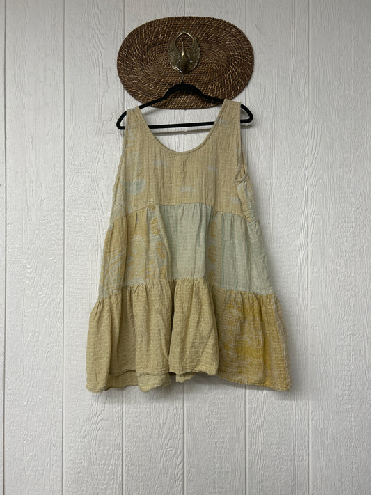 Alchemi Pareo Kantha Meadow Mini Dress 0826 004