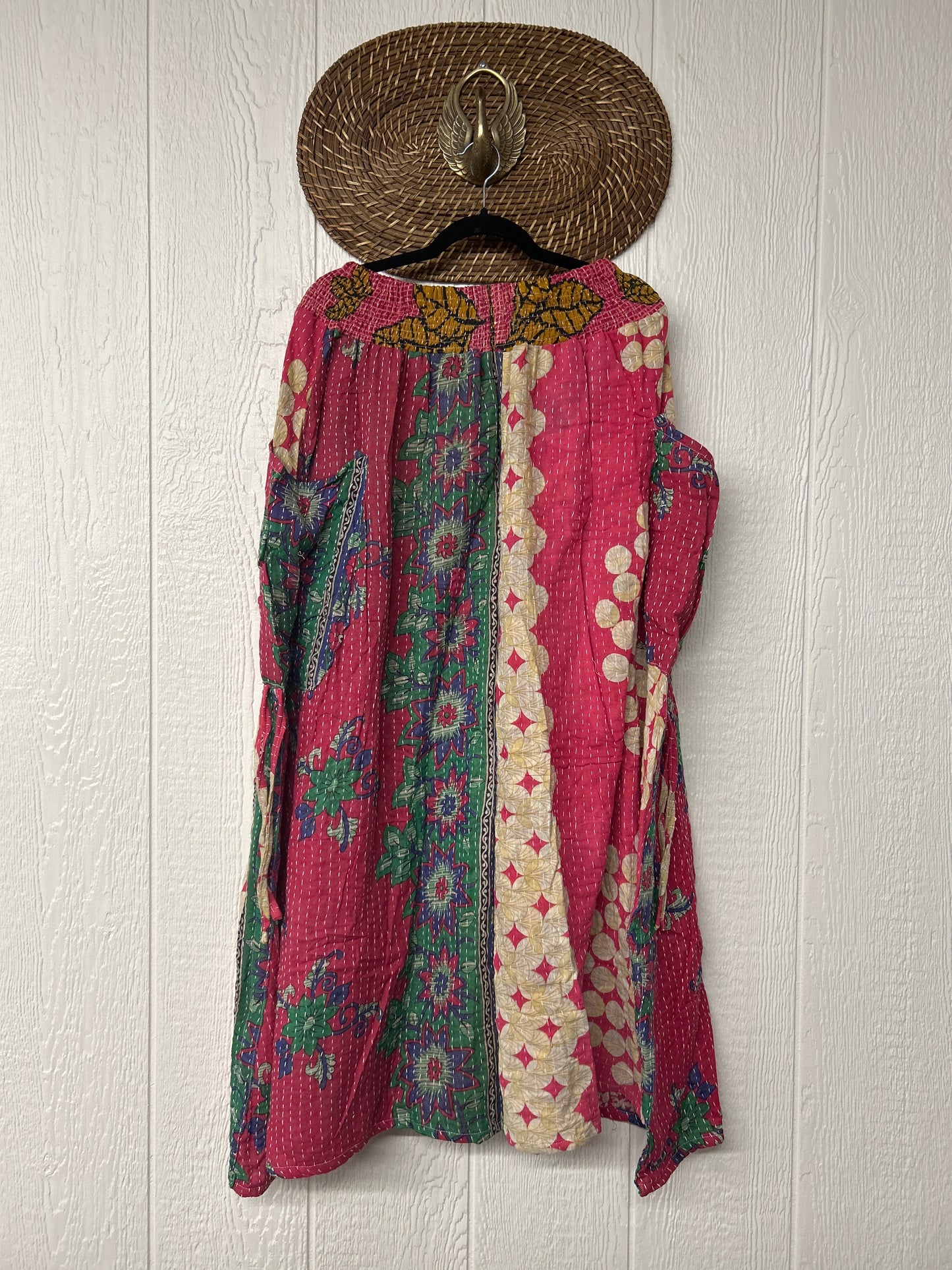 Pareo Kantha Butterfly Cargo Skirt 0426 075