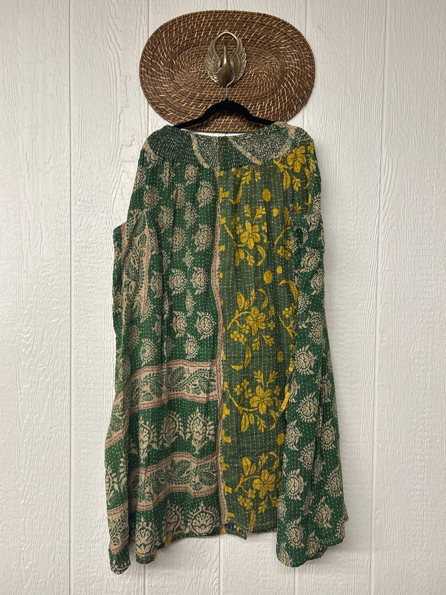 Pareo Kantha Butterfly Cargo Skirt 0426 057