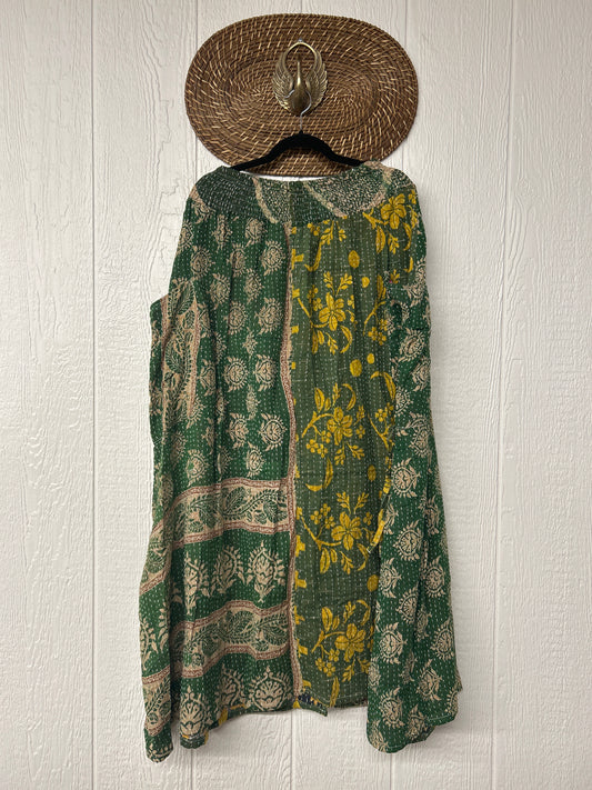Pareo Kantha Butterfly Cargo Skirt 0426 057