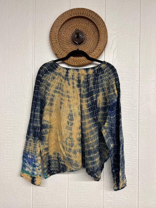 Pareo Kantha Wanderer Pocket Crop Top 0526 015
