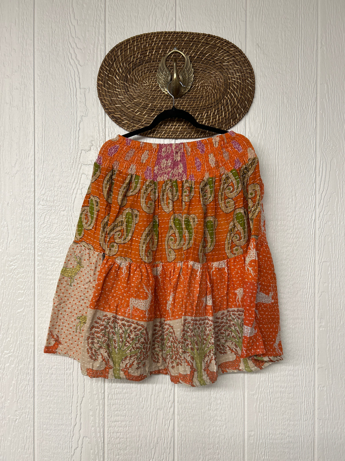Pareo Kantha Meadow Skirt 0826 053