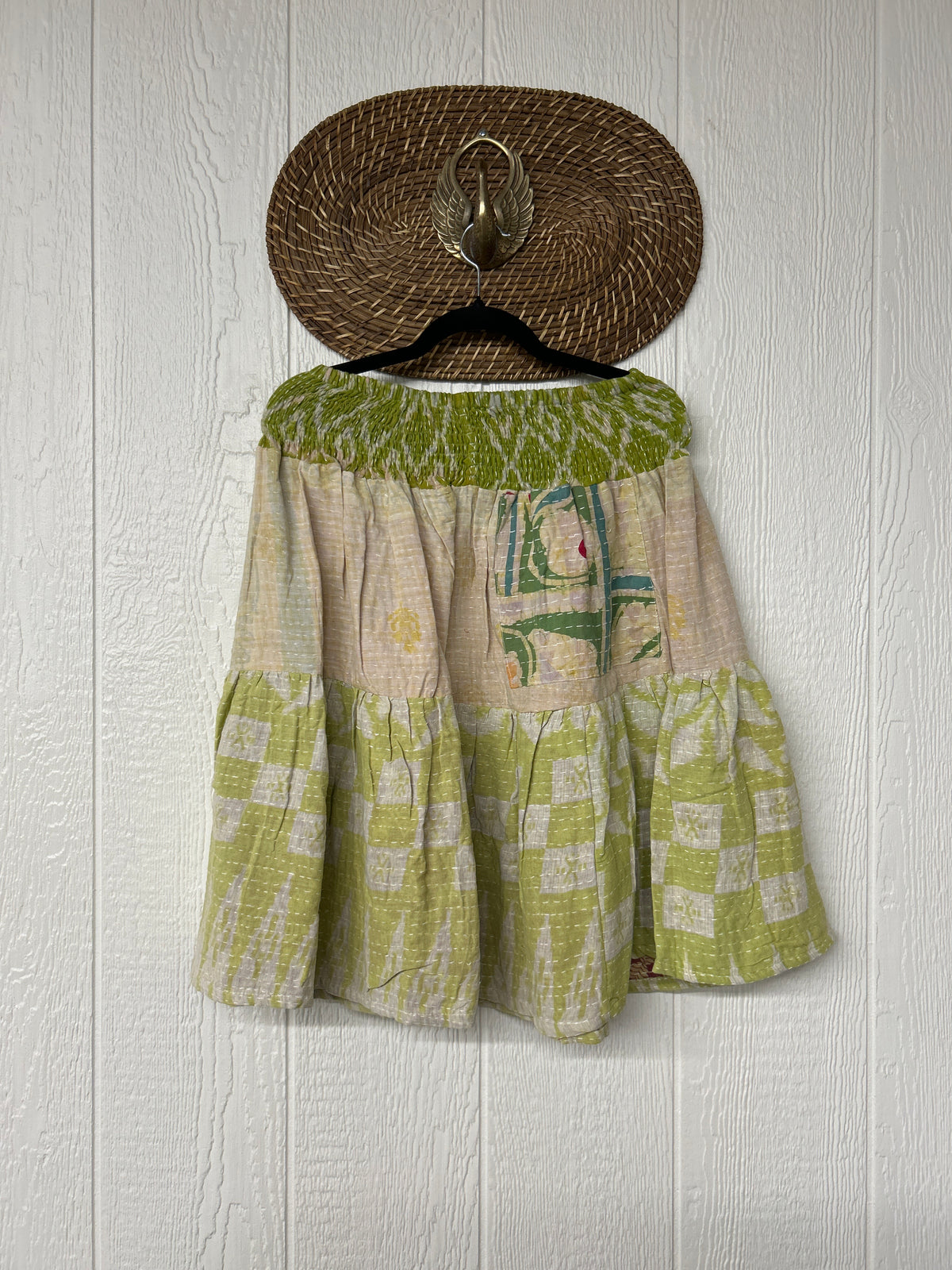 Pareo Kantha Meadow Skirt 0826 179